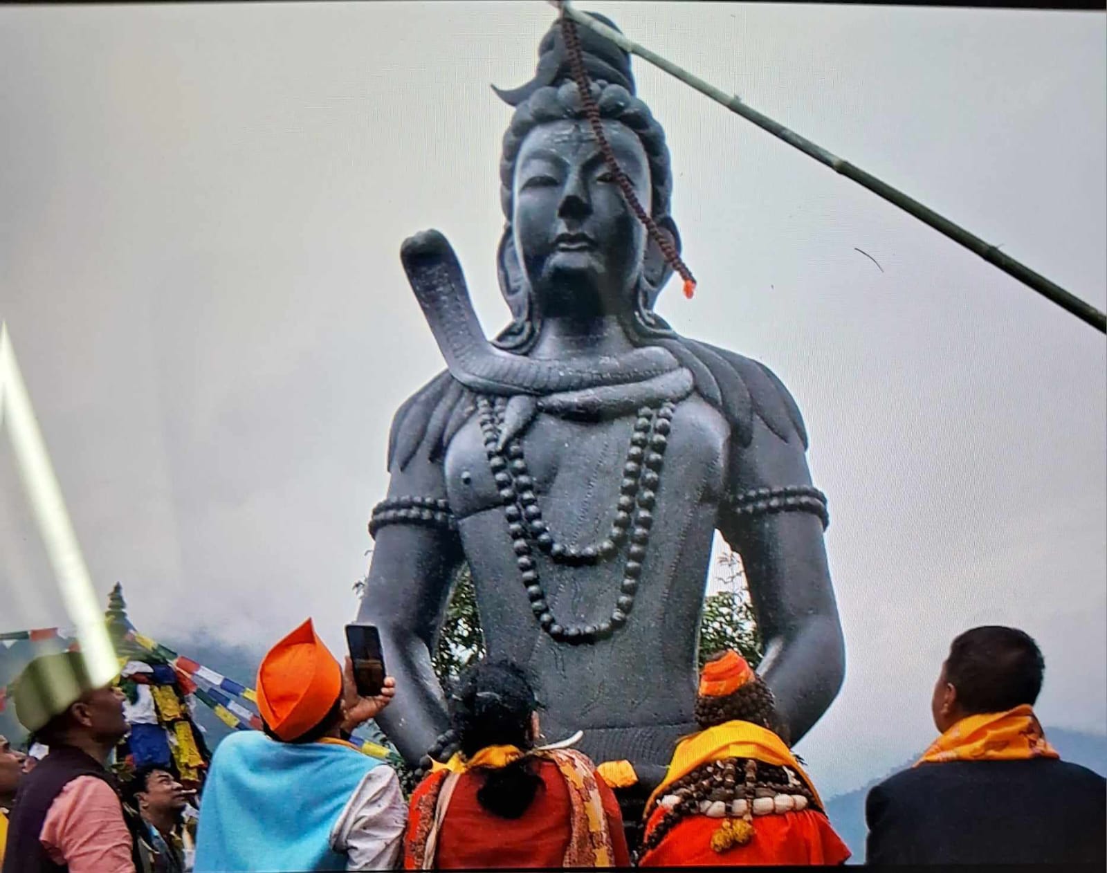धादिङको रुबि भ्याली गाउँपालिकामा भगवान शिवको २२ फिट अग्लो मूर्तिको स्थापना